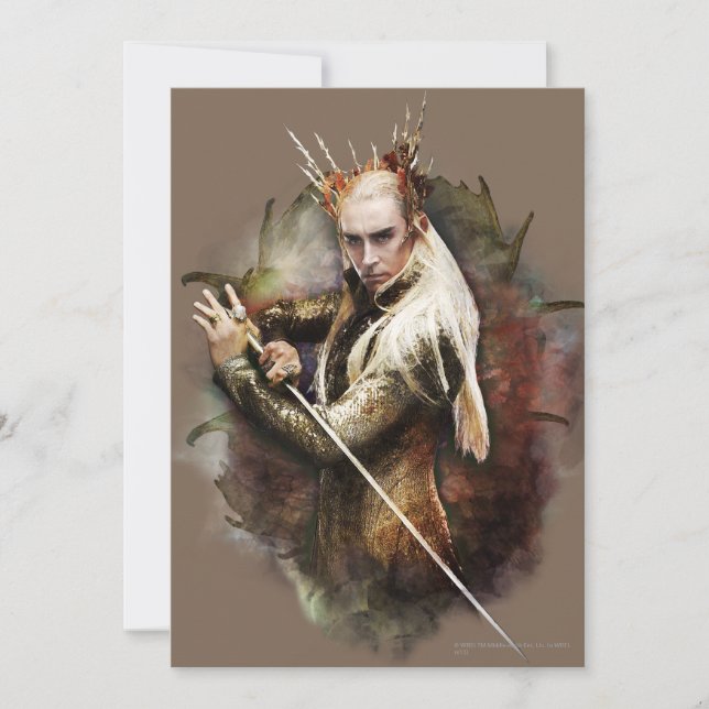 Carte Thranduil avec épée (Devant)