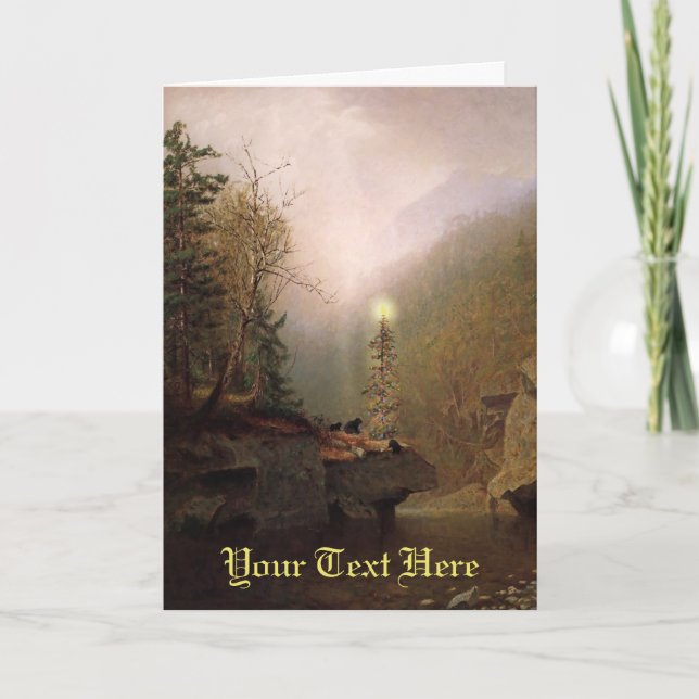 Carte Three Bears Forest Christmas (Devant)