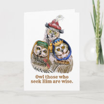 Three Wise Men - Owls