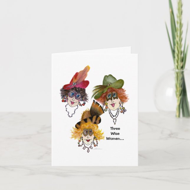 Carte Three Wise Women doing it differently (Devant)