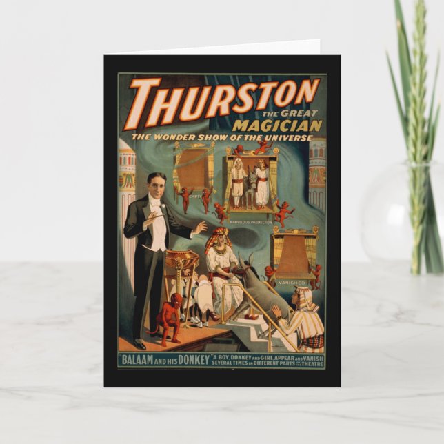 Carte Thurston le grand magicien (Devant)
