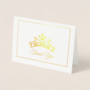 Carte Tiara Pageant Gold Foil style Miss USA