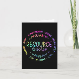 Carte Tie Dye Ressource Professeur Appréciation Pour Fem