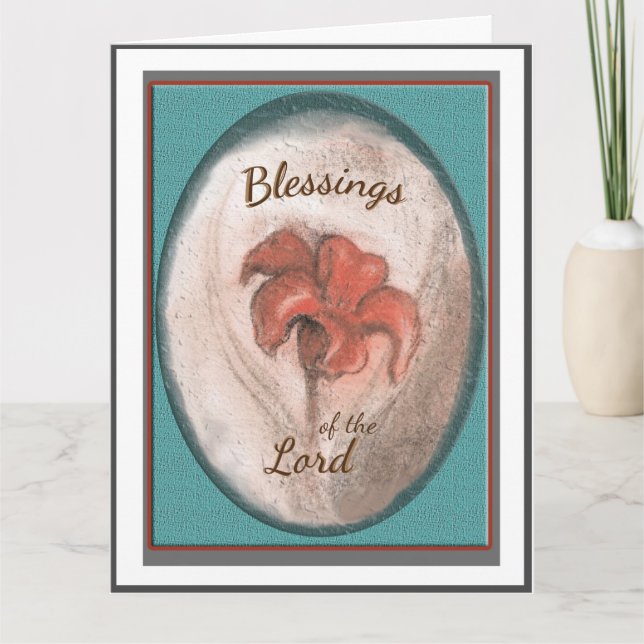 Carte Tiger Lilly Bénédiction (Devant)