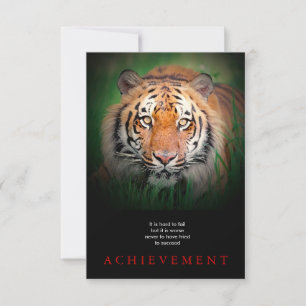 Carte Tiger Motivation Réussite