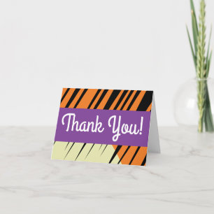 Carte Tiger Safari mignon Anniversaire de enfant Merci