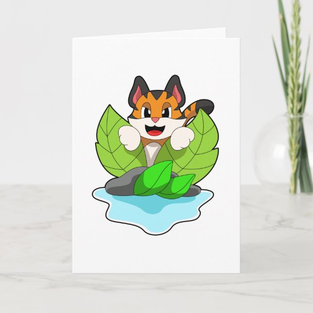 Carte Tigre à la chasse (Devant)