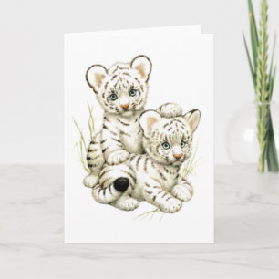 Carte Tigre CUB mignon de neige