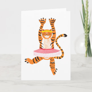 Carte Tigre en tutu