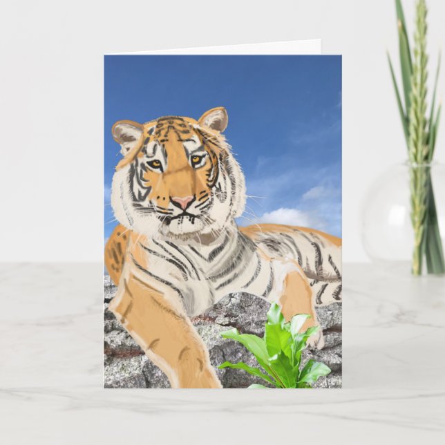 Carte Tigre Magnifique (Devant)