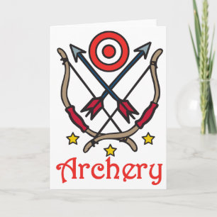Carte Tir à l'arc en flèche