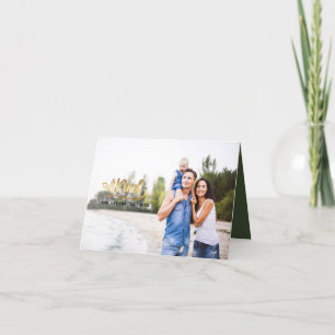 Carte tirée par la main de vacances de Noël de