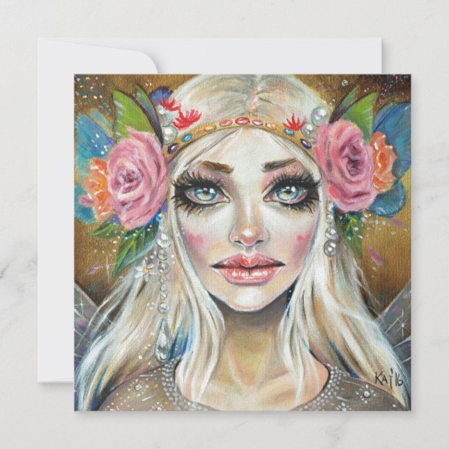 Carte Titania Reine des Féeries Art original (Devant)