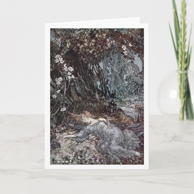 Carte Titania s'endort (Devant)