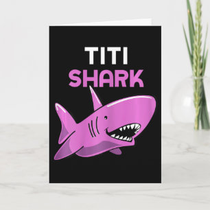 Carte Titi Shark Drôle Famille Cool 