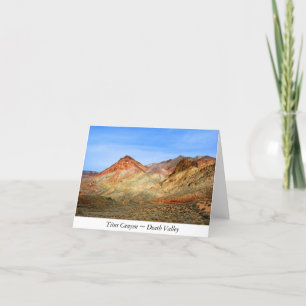 Carte Titus Canyon, Death Valley Note Card