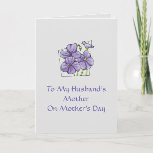 Carte To My Husband's Mother PUR