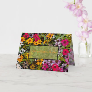 Carte To My Mother-In-Law/ floral/Lucky Me