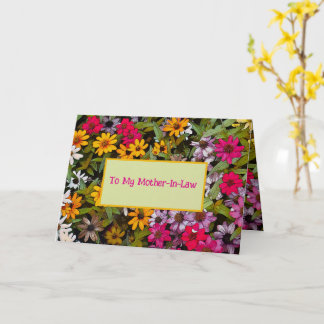 Carte To My Mother-In-Law/ floral/Lucky Me
