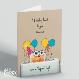 Carte Toast Anniversaire