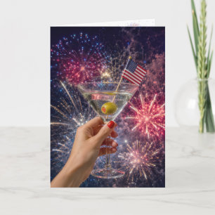 Carte Toast au Martini du 4 juillet