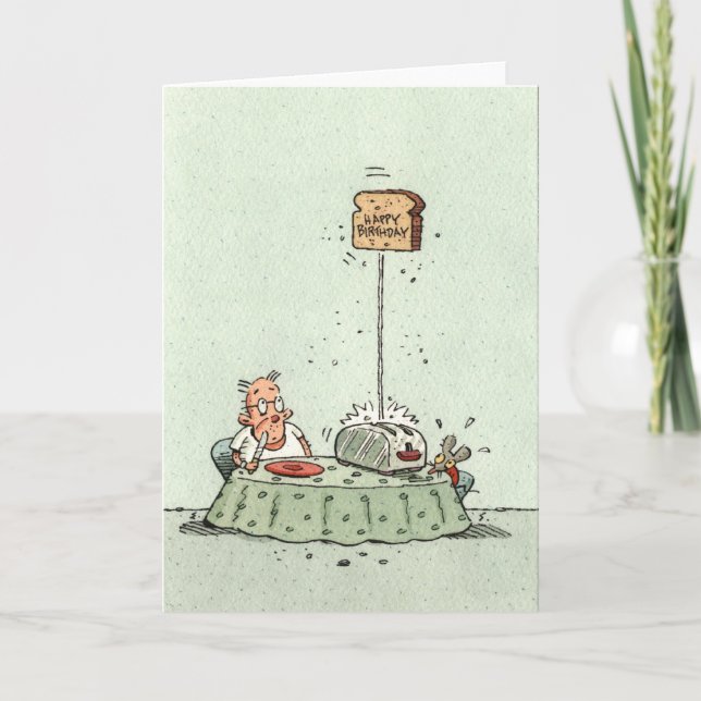 Carte Toast d'anniversaire (Devant)