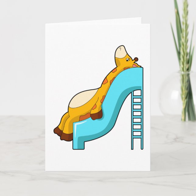 Carte Toboggan Girafe (Devant)