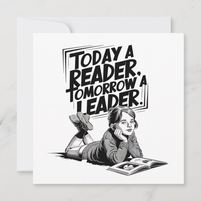 Carte Today a Reader (Devant)