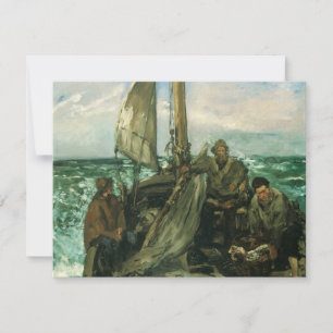Carte Toilers of the Sea d'Edouard Manet, Art vintage