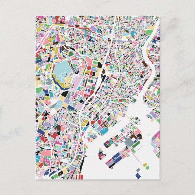 Carte Tokyo Japon (Devant)