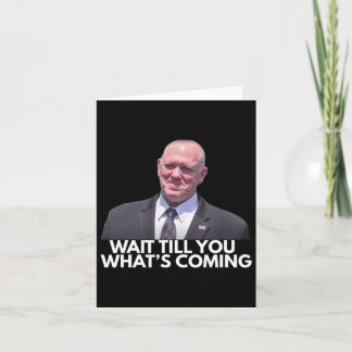 Carte Tom Homan Frontière Tsar Attendez jusqu'à ce que v