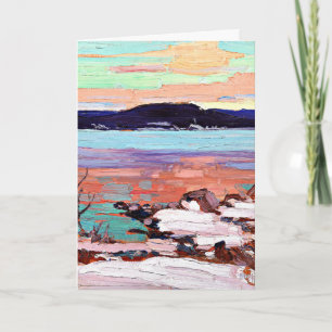 Carte Tom Thomson - Paysage avec neige