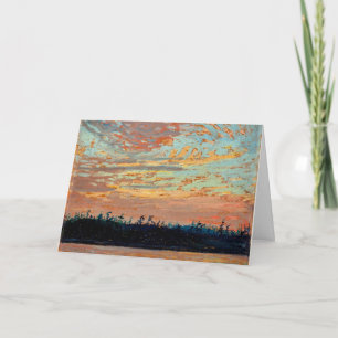 Carte Tom Thomson - Sunset Sky