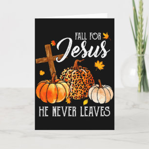 Carte Tombez Pour Jésus Il Ne Quitte Jamais Mignon Fall 