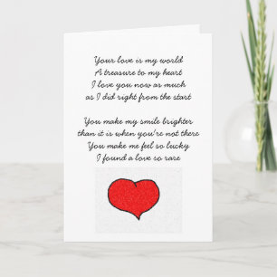 Carte Ton amour est mon monde