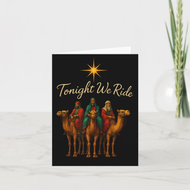 Carte Tonight We Ride  (Devant)
