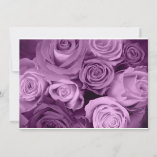 Carte Tons de Roses violets