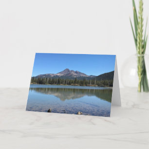 Carte Top brisé au lac Sparks, Oregon