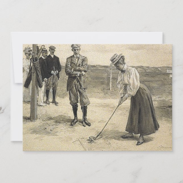 Carte TOP Golf Girl (Devant)