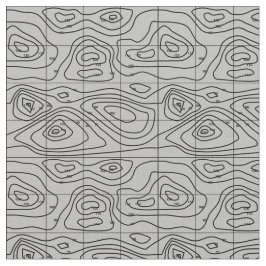 carte topographique tissu gris