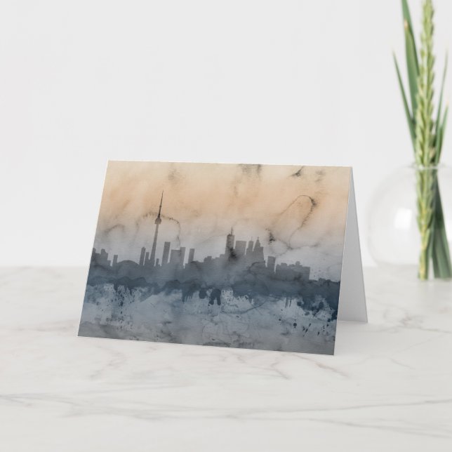 Carte Toronto Canada Skyline (Devant)