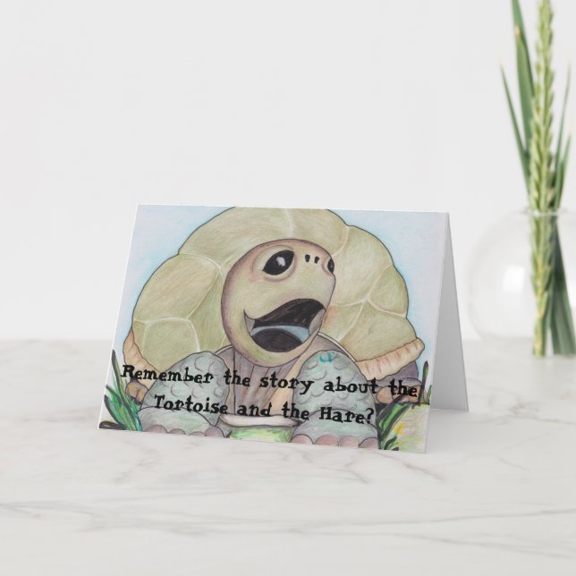 Carte Tortoise birthday (Devant)