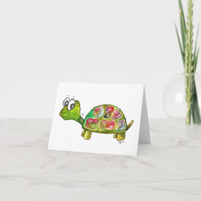 Carte Tortue blanche (Devant)