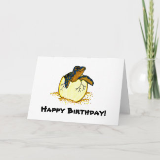 Carte tortue de l'éclosion, Joyeux anniversaire !