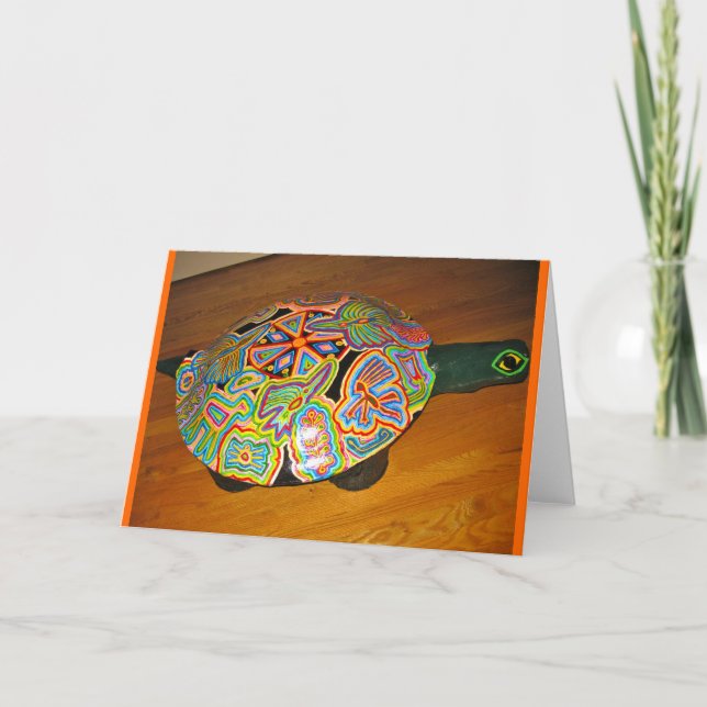 Carte Tortue rêveuse (Devant)