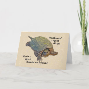 Carte Tortue serpent Rincée Sagesse de la vieillesse