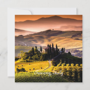 Carte Toscane, Italie - photographie de paysage