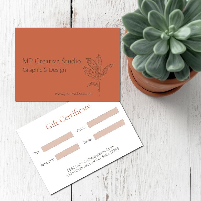 Carte Toskana Rustic Elegance (Créateur téléchargé)