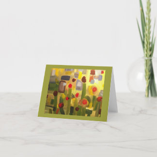 Carte tôt de jardin