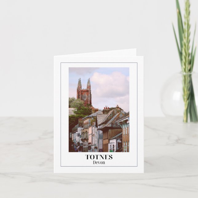 Carte Totnes, Devon (Devant)
